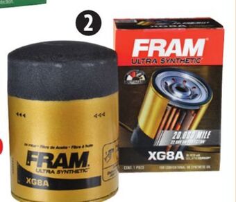 Canadian Tire Fram ultra synthetic oil filters offer