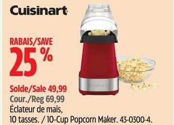 Canadian Tire Cuisinart 10-cup popcorn maker offer