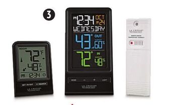 Canadian Tire La crosse colour weather station with extra receiver offer