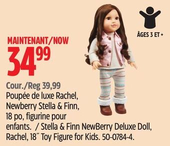 Canadian Tire Stella & finn newberry deluxe doll, rachel, 18 toy figure for kids offer