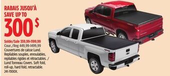 Canadian Tire Lund tonneau covers offer