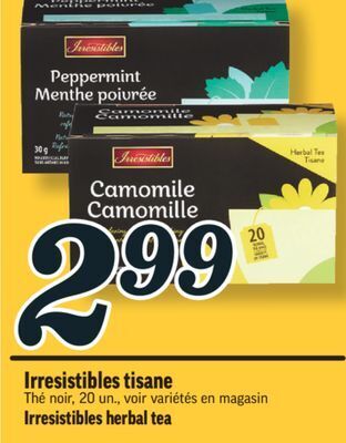 Marché Richelieu Tisane irresistibles | irresistibles herbal tea offer