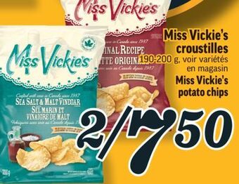 Marché Richelieu Croustilles miss vickie's | miss vickie's potato chips offer