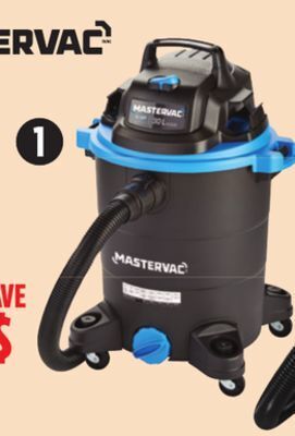 Canadian Tire Mastervac 30l wet/dry vac offer