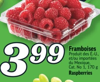Marché Richelieu Framboises | raspberries offer