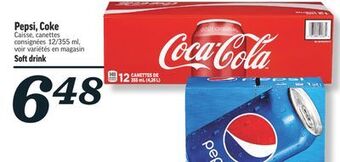 Marché Richelieu Pepsi, coke | soft drink offer