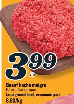 Marché Richelieu Boeuf haché maigre | lean ground beef offer