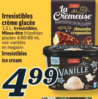 Marché Richelieu Crème glacée irresistibles | irresistibles ice cream offer