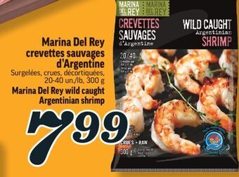 Marché Richelieu Crevettes sauvages d'argentine marina del rey | marina del rey wild caught argentinian shrimp offer