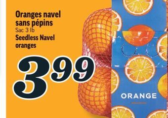 Marché Richelieu Oranges navel sans pépins | seedless navel oranges offer
