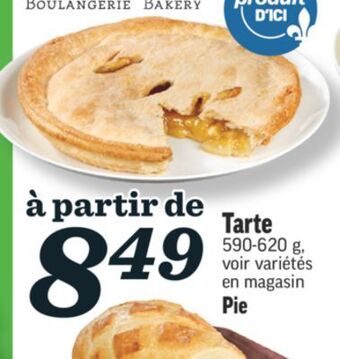 Marché Richelieu Tarte | pie offer