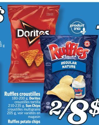 Marché Richelieu Ruffles croustilles | ruffles potato chips offer