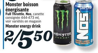 Marché Richelieu Boisson énergisante monster | monster energy drink offer