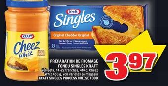 Super C Préparation de fromage fondu singles kraft | kraft singles process cheese food offer
