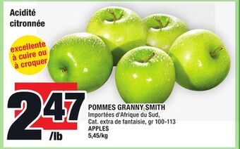 Super C Pommes granny smith offer