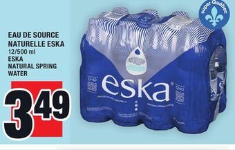 Super C Eau de source naturelle eska | eska natural spring water offer
