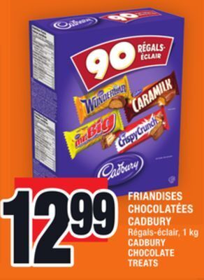 Super C Friandises chocolatées cadbury | cadbury chocolate treats offer