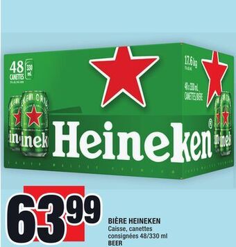 Super C Bière heineken offer