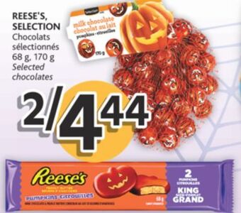 Brunet Reese's, selection chocolats sélectionnés offer