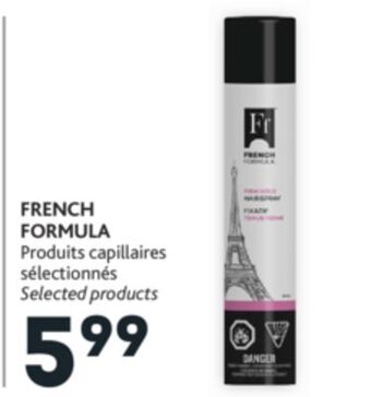 Brunet French formula produits capillaires sélectionnés offer