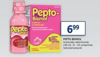Brunet Pepto bismol antiacides sélectionnés offer