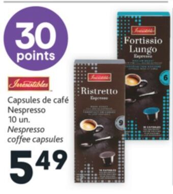 Brunet Irresistibles capsules de café nespresso offer