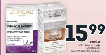 Brunet L'oréal soins pour le visage sélectionnés offer