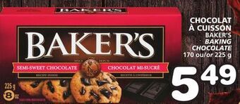 Marches Tradition Baker's baking chocolate offer