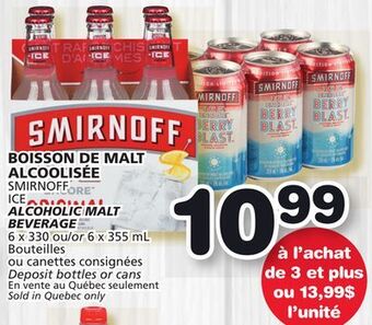 Marches Tradition Smirnoff ice alcoholic malt beverage offer