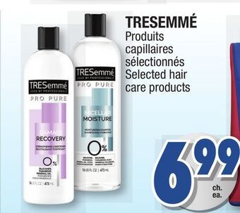 Jean Coutu Tresemmé selected hair care products offer