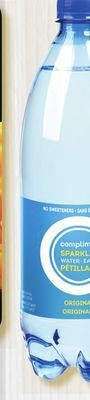 Marches Tradition Compliments sparkling water offer
