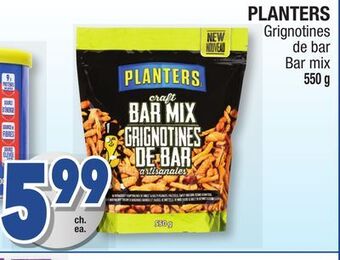 Jean Coutu Planters bar mix offer