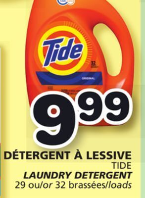 Marches Tradition Tide laundry detergent offer