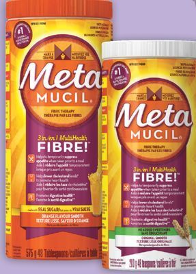 Brunet Metamucil produits sélectionnés pour favoriser la santé digestive, source de fibres offer