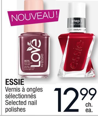 Jean Coutu Essie selected nail polishes offer