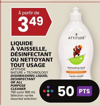 Rachelle-Bery Grocery Attitude nature + technology dishwashing liquid, desinfectant or all purpose cleaner offer