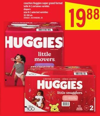 Maxi Couches huggies super grand format taille n-7 offer