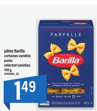 Maxi Pâtes barilla offer