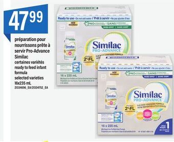 Maxi Préparation pour nourrissons prête à servir pro-advance similac offer