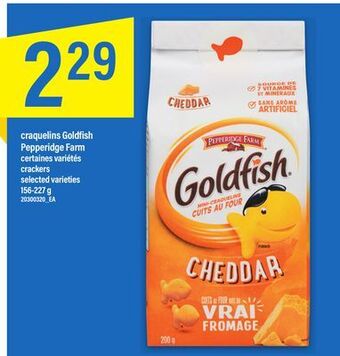 Maxi Craquelins goldfish pepperidge farm, 156-227 g offer
