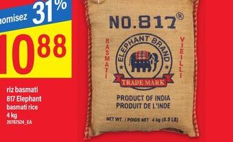 Maxi Riz basmati 817 elephant offer
