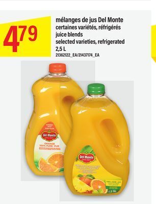Maxi Mélanges de jus del monte, 2,5 l offer