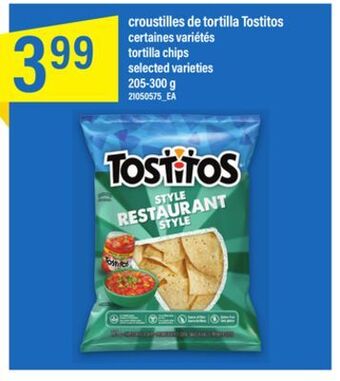 Maxi Croustilles de tortilla tostitos 205-300 g offer
