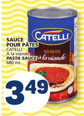 Marché Bonichoix Catelli pasta sauce offer