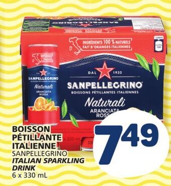 Marché Bonichoix Sanpellegrino italian sparkling drink offer