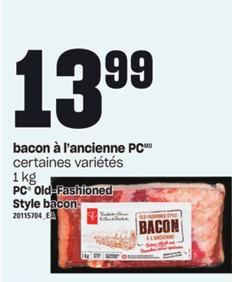Provigo Bacon à l'ancienne pc, 1 kg offer