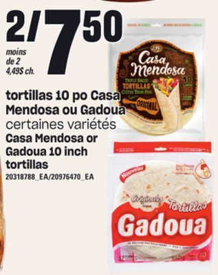 Provigo Tortillas 10 po casa mendosa ou gadoua offer