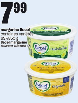 Provigo Margarine becel, 637/850 g offer