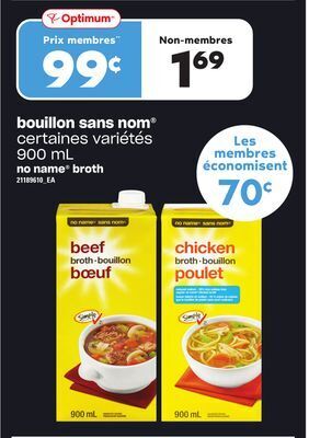 Provigo Bouillon sans nom , 900 ml offer