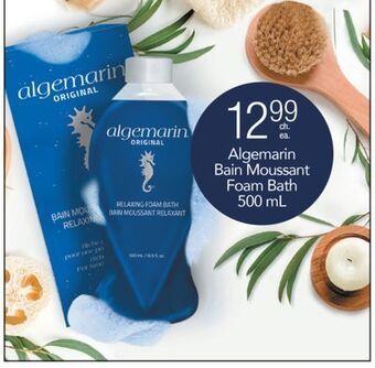 Jean Coutu Algemarin foam bath offer